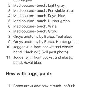 Med Couture Women's Pants - $20/pair. Will post individual